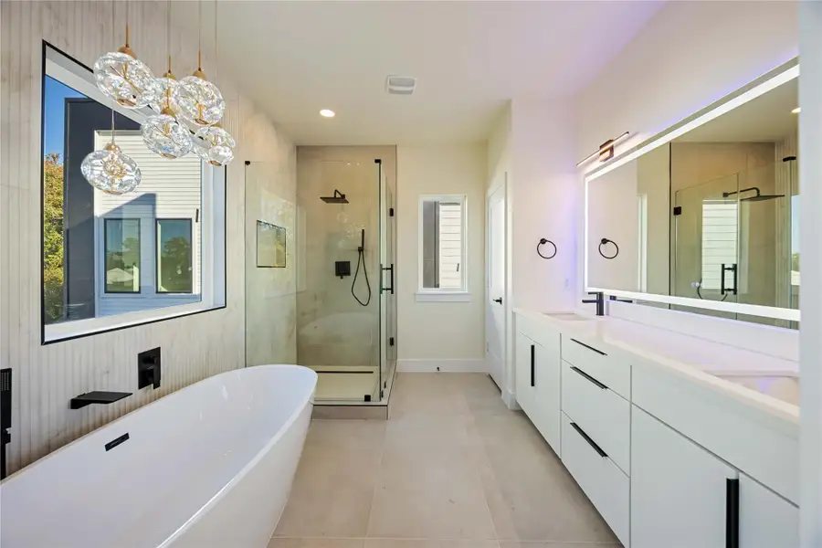 Furnished interior view inside a new home in , Houston (Image 4).