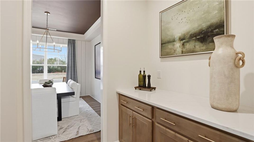 Furnished interior view inside a new home in , Dawsonville (Image 16).