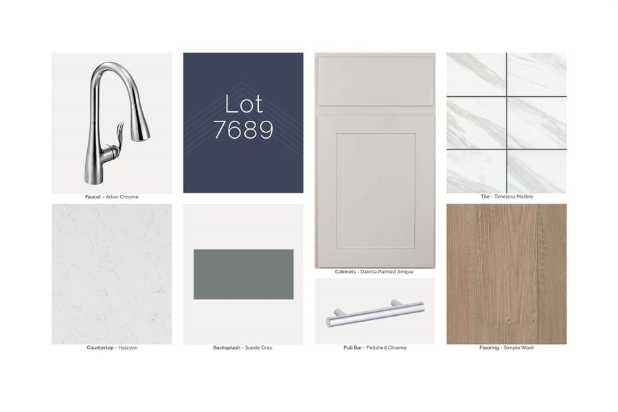 Sample of building materials used in homes in Magnolia Ridge, Magnolia (Image 10).