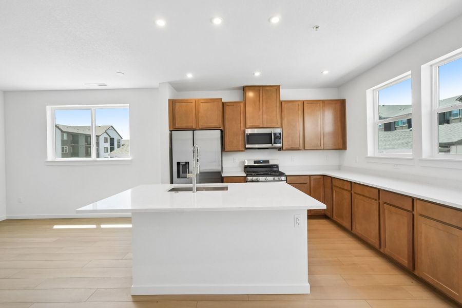 Furnished interior view inside a new home in The Vistas at West Mesa, Colorado Springs (Image 7).