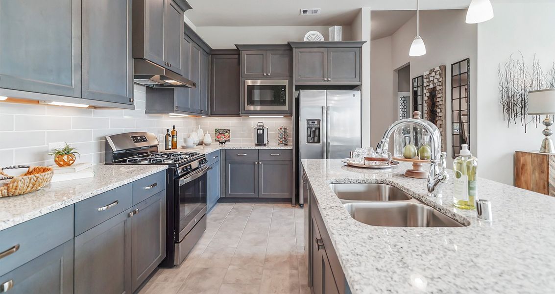 Furnished interior view inside a new home in The Trails, New Caney (Image 8). Furnished interior view inside a new home in The Trails, New Caney (Image 8).