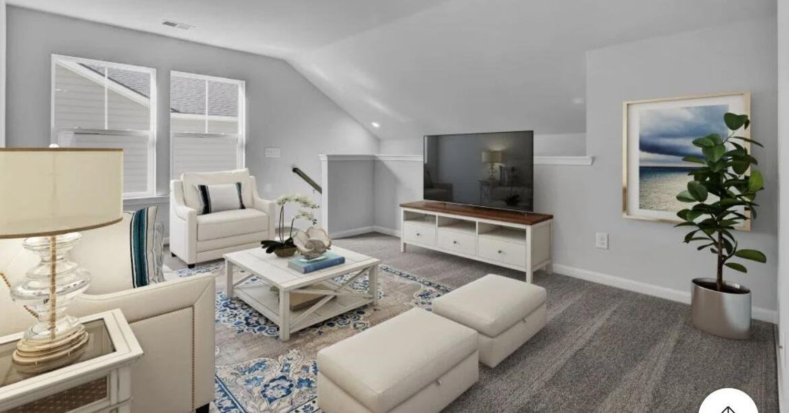 Furnished interior view inside a new home in Limehouse Farms, Summerville (Image 11). Furnished interior view inside a new home in Limehouse Farms, Summerville (Image 11).