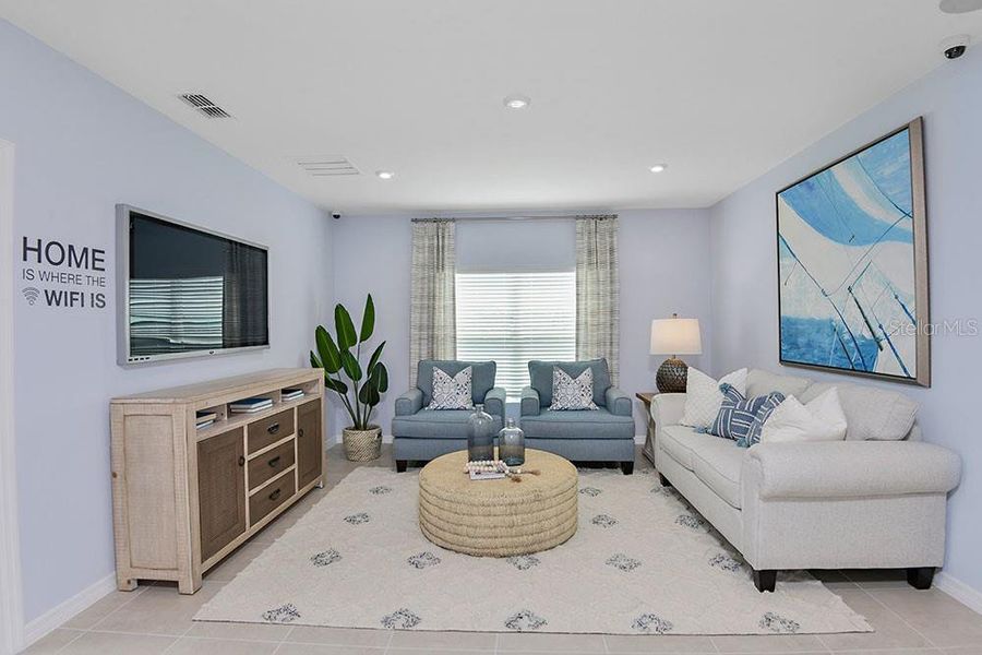 Furnished interior view inside a new home in Solena, North Fort Myers (Image 14). Furnished interior view inside a new home in Solena, North Fort Myers (Image 14).