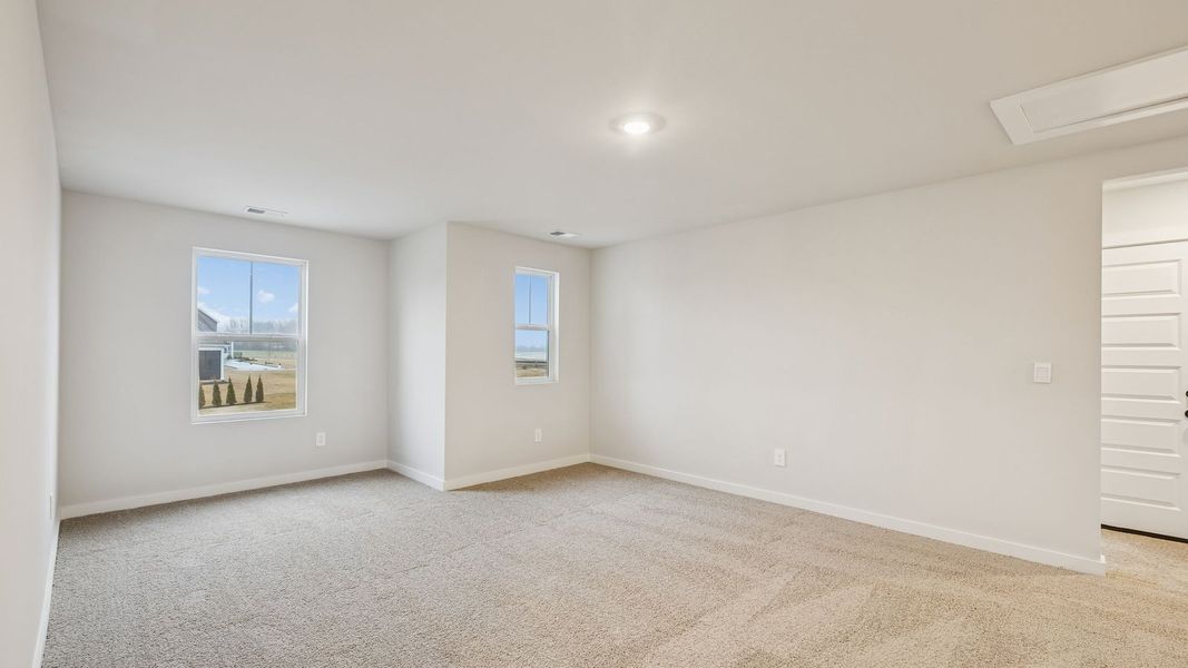 Representative unfurnished interior of a home built from the Dijon B by D.R. Horton in Harvest Point, Spring Hill (Image 44). Representative unfurnished interior of a home built from the Dijon B by D.R. Horton in Harvest Point, Spring Hill (Image 44).