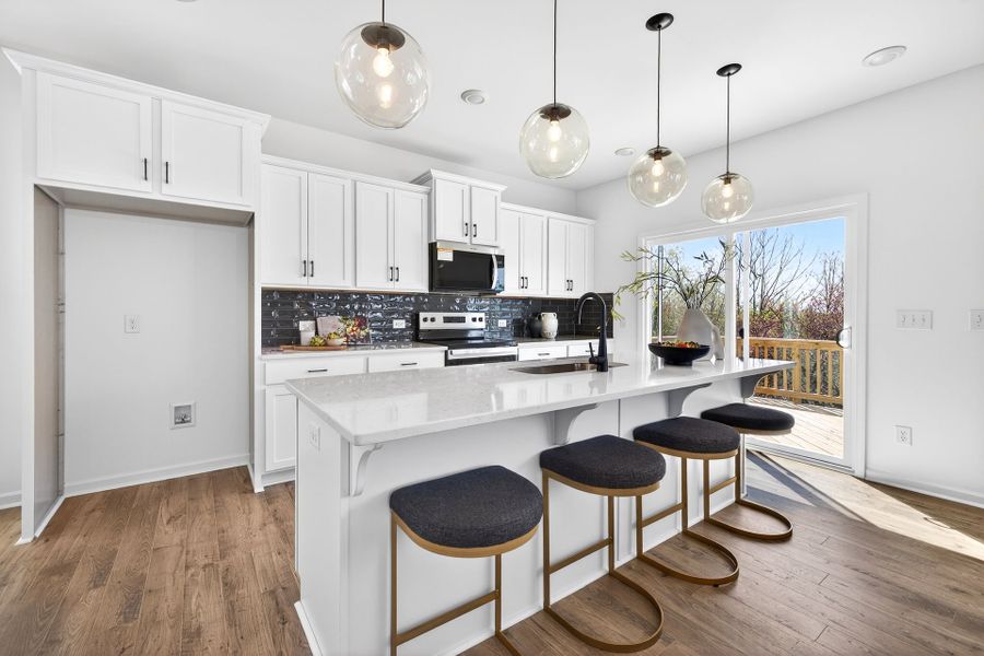 Furnished interior view inside a new home in Grandview, Albemarle (Image 11). Furnished interior view inside a new home in Grandview, Albemarle (Image 11).