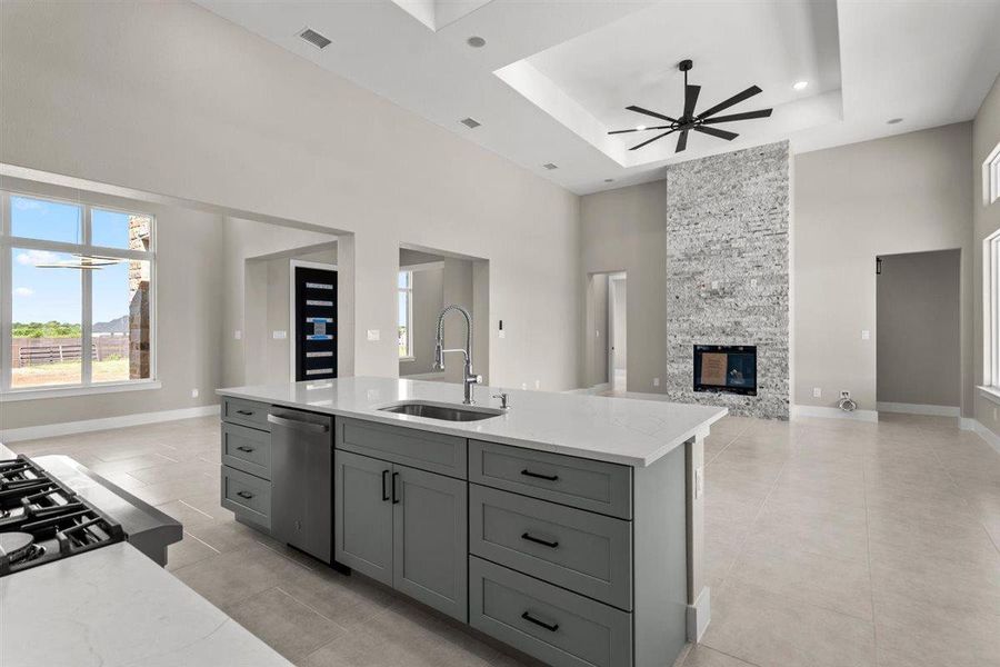 Furnished interior view inside a new home in , Bertram (Image 9).