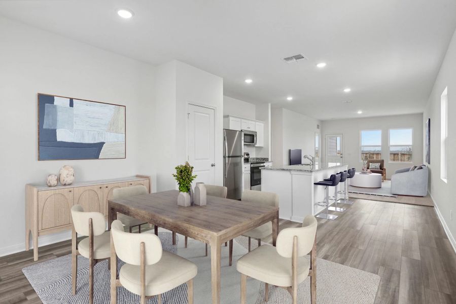 Representative furnished interior of a home built from the Sterling by Starlight Homes in Eagles Landing, Elgin (Image 3).