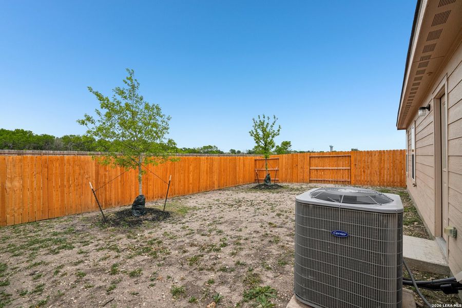 Exterior details and patio area of a home in Preserve at Medina, Von Ormy (Image 22). Exterior details and patio area of a home in Preserve at Medina, Von Ormy (Image 22).