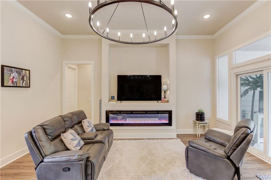 Furnished interior view inside a new home in , Social Circle (Image 9). Furnished interior view inside a new home in , Social Circle (Image 9).