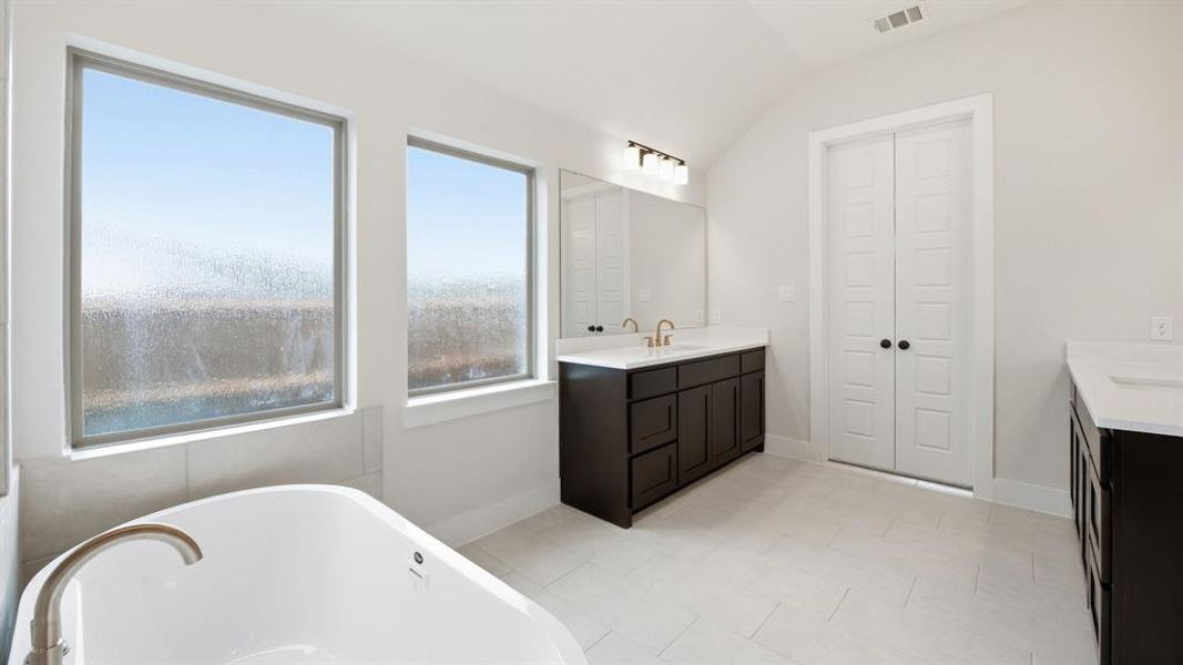 Furnished interior view inside a new home in The Parks at Wilson Creek, Celina (Image 5).