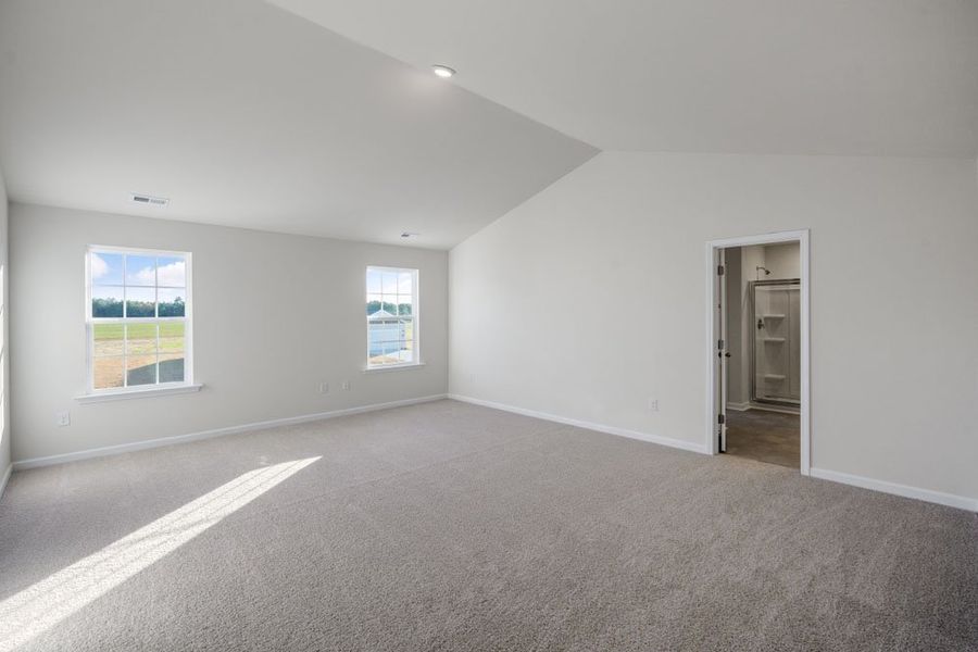 Representative unfurnished interior of a home built from the COLUMBIA by D.R. Horton in Gretchen Pines, West End (Image 26).