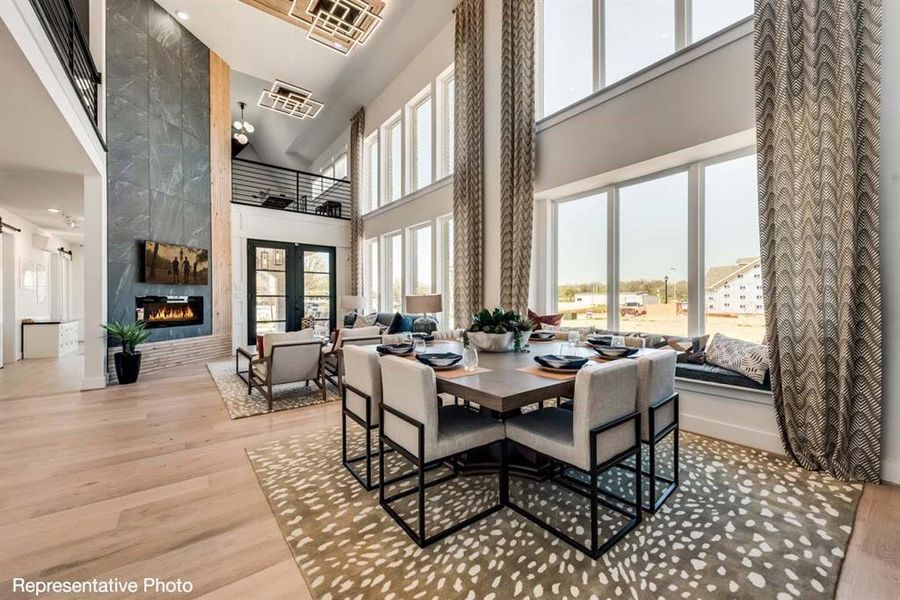 Furnished interior view inside a new home in Walton Ridge, Corinth (Image 12).