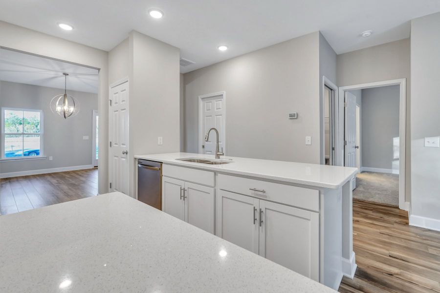 Representative furnished interior of a home built from the New Haven Town A by Ernest Homes in New Haven At Belmont Glen, Guyton (Image 11). Representative furnished interior of a home built from the New Haven Town A by Ernest Homes in New Haven At Belmont Glen, Guyton (Image 11).