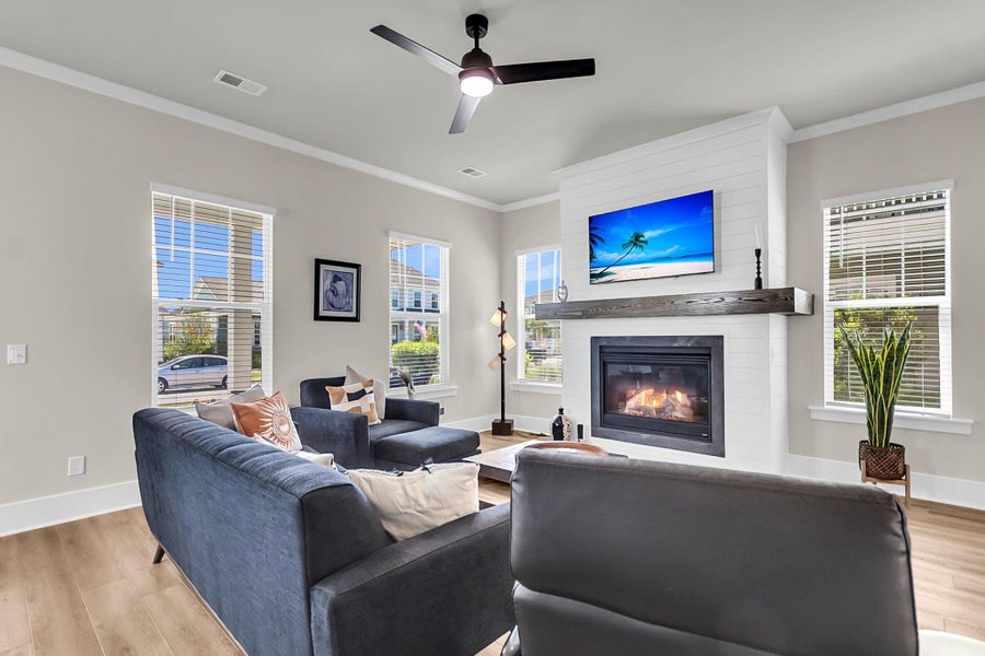 Furnished interior view inside a new home in Midtown at Nexton, Summerville (Image 35).