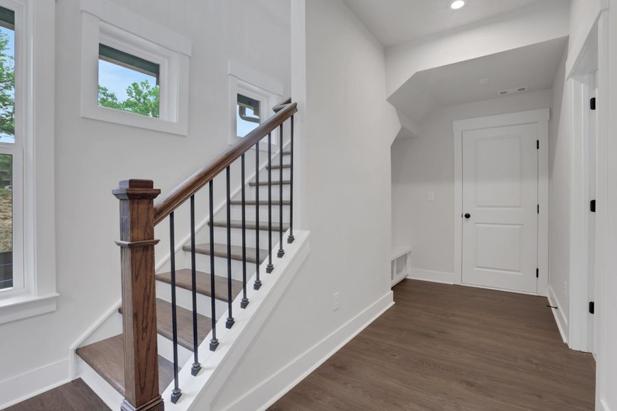 Spacious, unfurnished interior of a new home in The Groves at Myrtle, Roswell (Image 11).