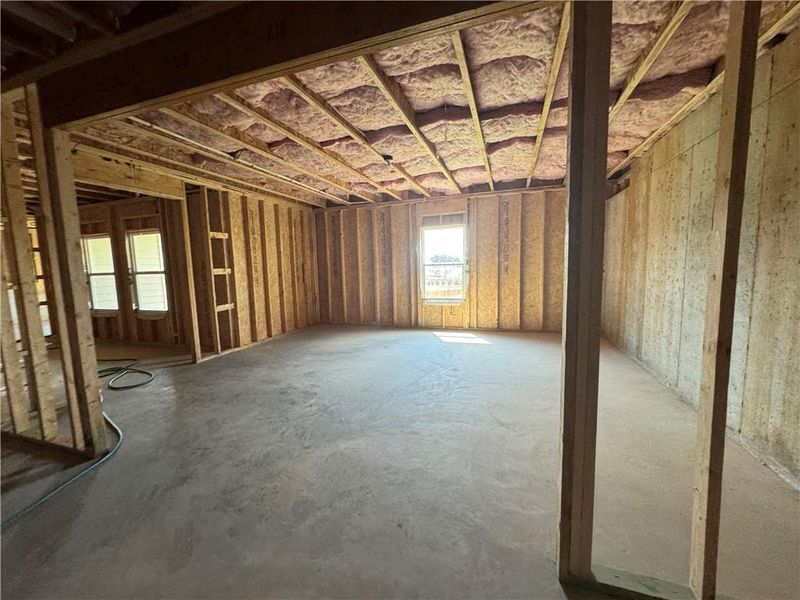 In-progress construction of a new home in Rosewood Lake Preserve, Hoschton, GA (Image 34).