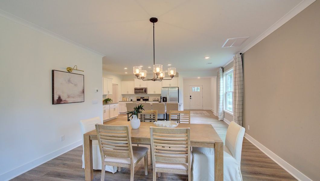 Furnished interior view inside a new home in Pleasant Grove, Weaverville (Image 8).