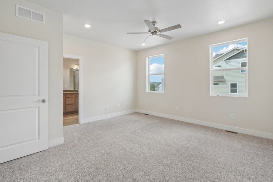 Spacious, unfurnished interior of a new home in Pony Park, Colorado Springs (Image 29). Spacious, unfurnished interior of a new home in Pony Park, Colorado Springs (Image 29).