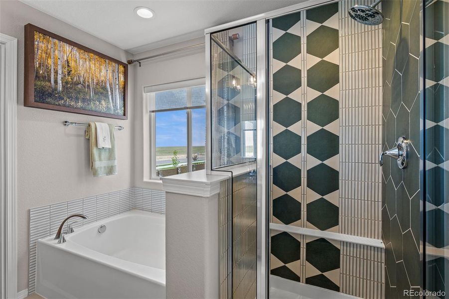 Furnished interior view inside a new home in , Colorado Springs (Image 14).