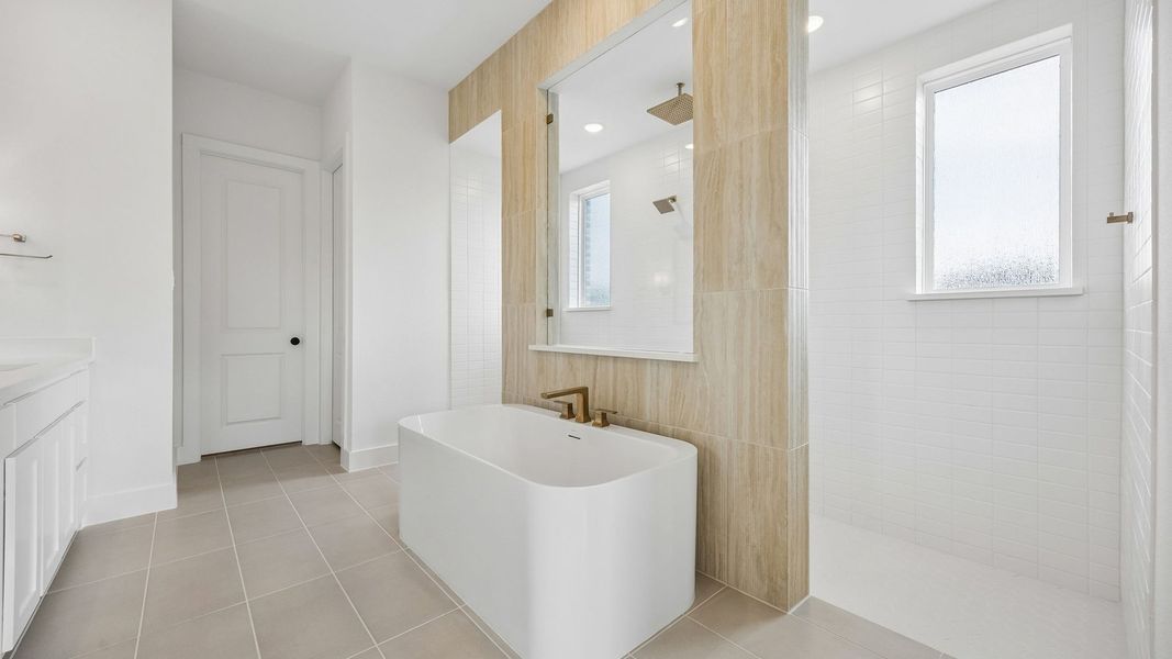 Furnished interior view inside a new home in Painted Tree 50' Series, McKinney (Image 7).
