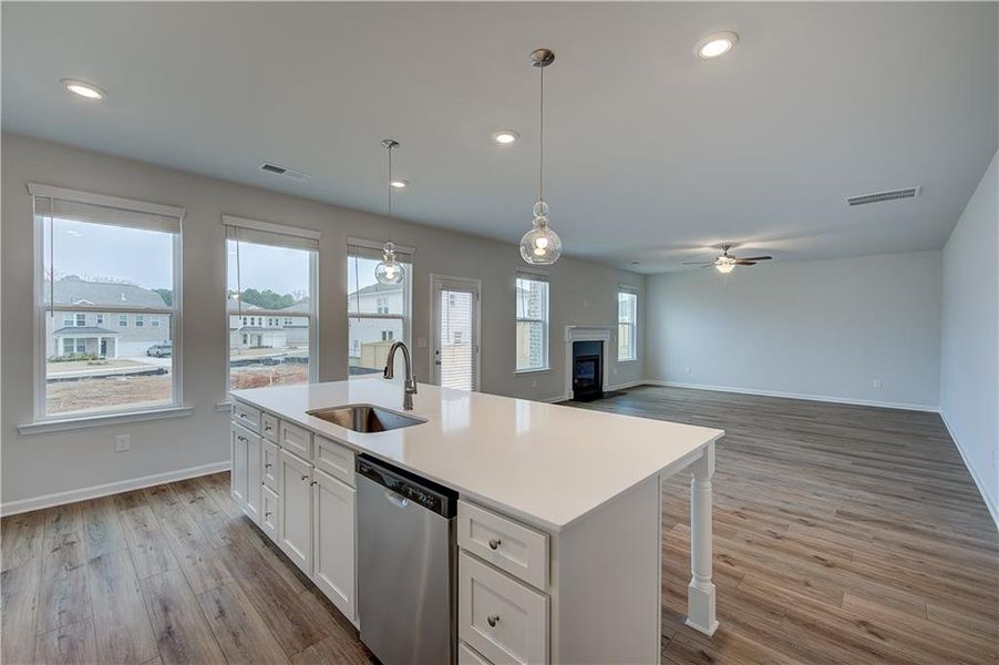 Furnished interior view inside a new home in Burchwood, Stockbridge (Image 8).