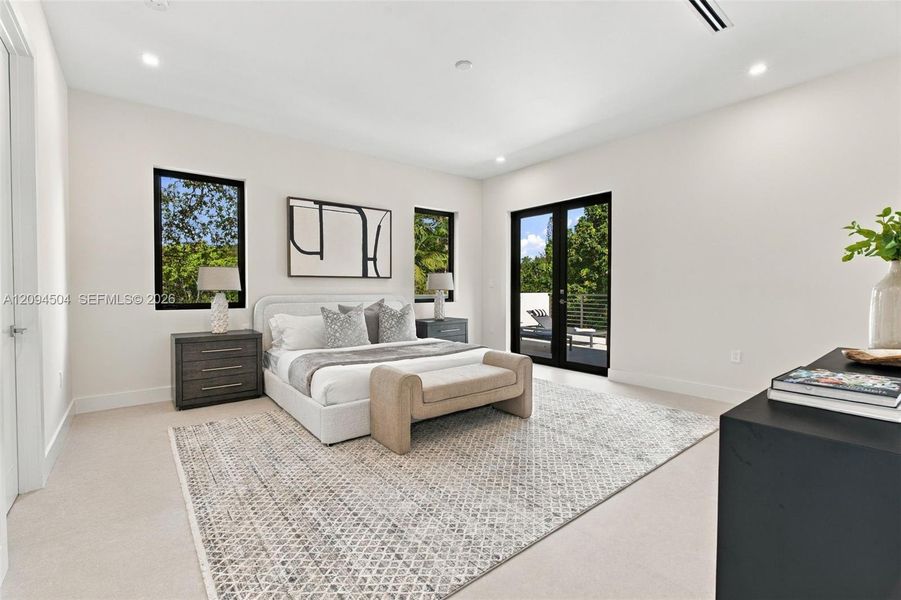Furnished interior view inside a new home in , South Miami (Image 61).