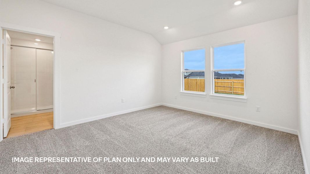 Spacious, unfurnished interior of a new home in Revelry, Del Valle (Image 25). Spacious, unfurnished interior of a new home in Revelry, Del Valle (Image 25).