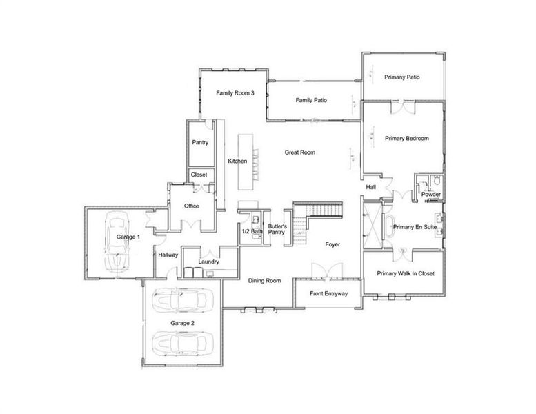 2D floor plan layout of this home in , Suwanee, GA (Image 5).