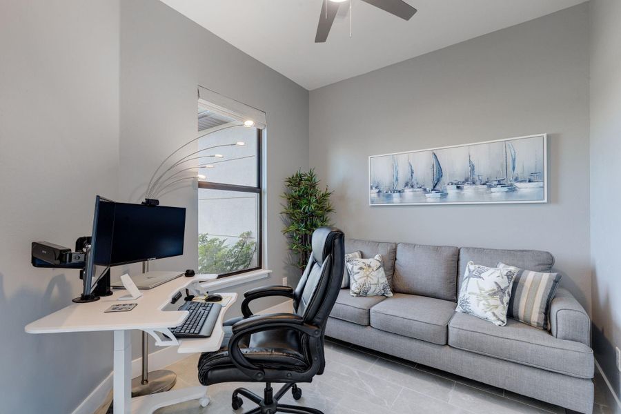 Furnished interior view inside a new home in , Cape Coral (Image 7). Furnished interior view inside a new home in , Cape Coral (Image 7).