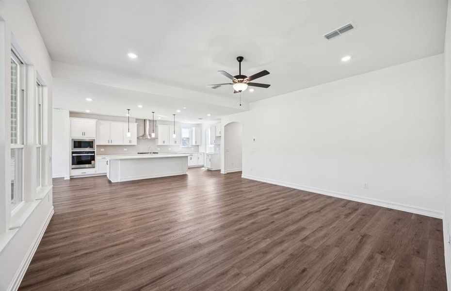 View of kitchen from gathering room View of kitchen from gathering room