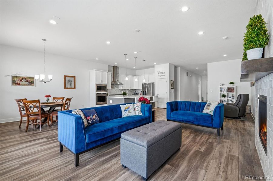 Furnished interior view inside a new home in , Parker (Image 16).