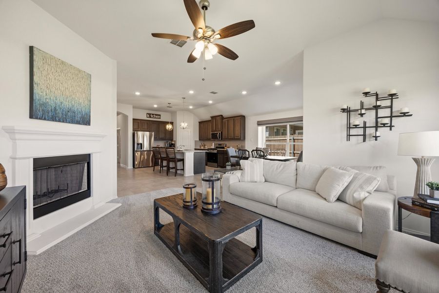 Furnished interior view inside a new home in Chisholm Hills, Cleburne (Image 10).