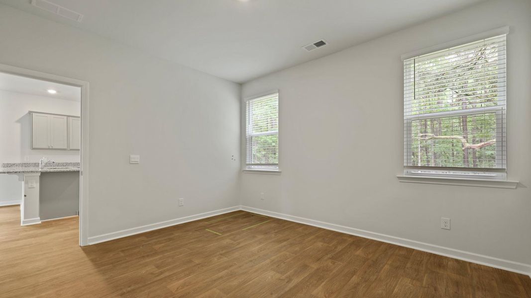 Representative unfurnished interior of a home built from the CURTIS by D.R. Horton in Rivers Reach, Yemassee (Image 19). Representative unfurnished interior of a home built from the CURTIS by D.R. Horton in Rivers Reach, Yemassee (Image 19).