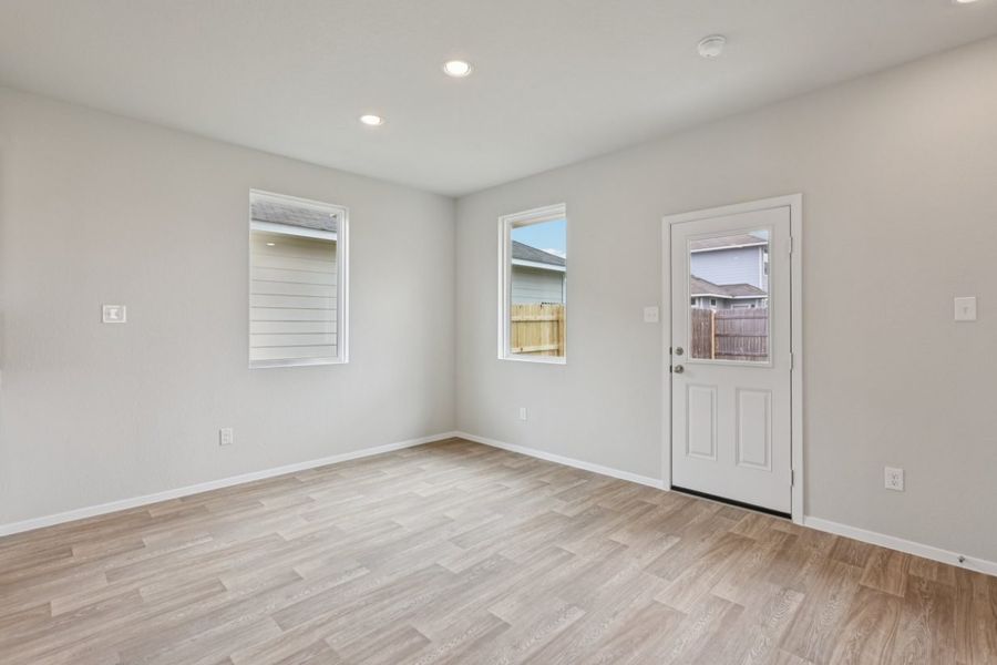Representative unfurnished interior of a home built from the Azalea 1950 by Brohn Homes in Azalea, Pattison (Image 18). Representative unfurnished interior of a home built from the Azalea 1950 by Brohn Homes in Azalea, Pattison (Image 18).