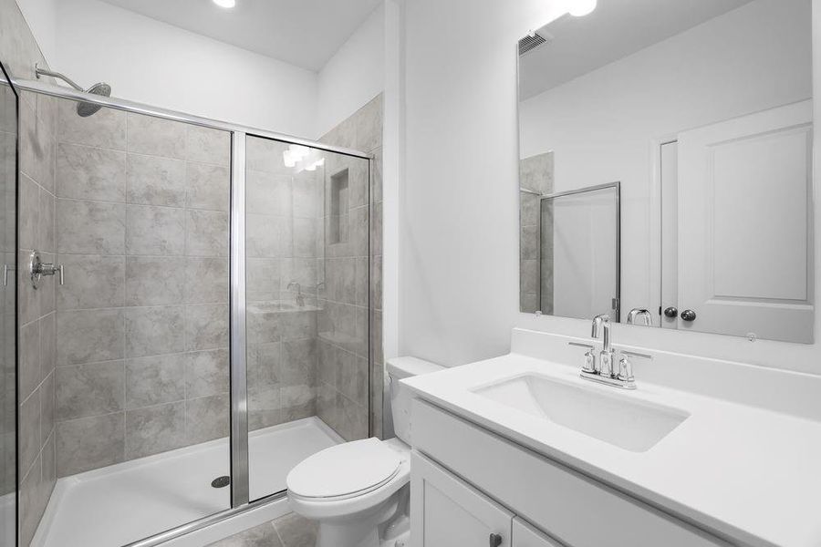 Furnished interior view inside a new home in Oakmead, Buford (Image 4). Furnished interior view inside a new home in Oakmead, Buford (Image 4).
