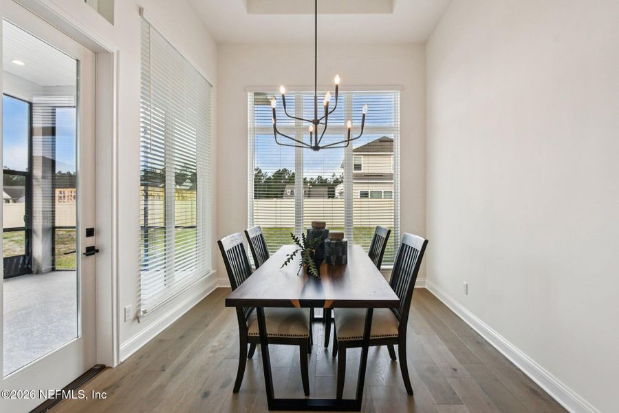 Furnished interior view inside a new home in Nocatee, Ponte Vedra (Image 59).