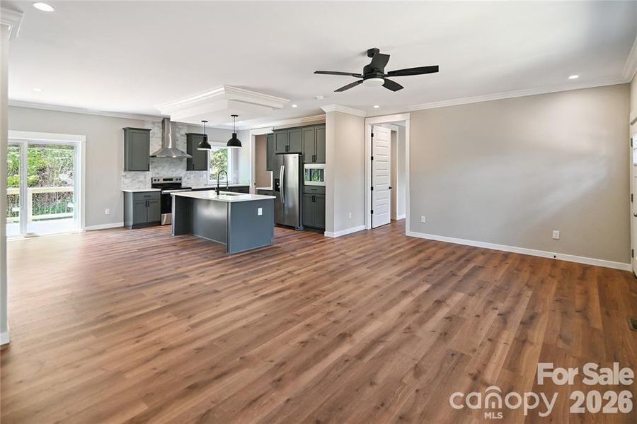 Spacious, unfurnished interior of a new home in , Morganton (Image 13).