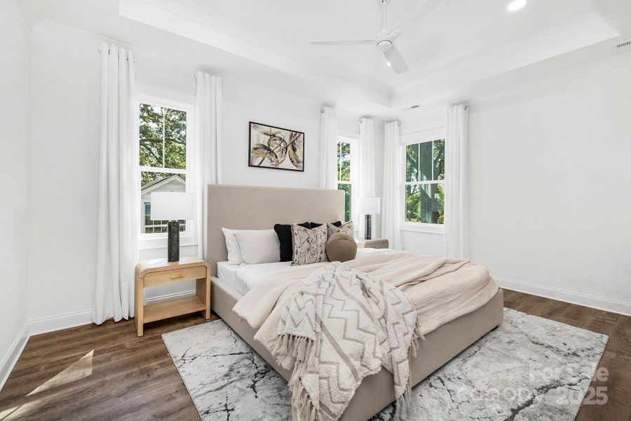 Furnished interior view inside a new home in , Charlotte (Image 16). Furnished interior view inside a new home in , Charlotte (Image 16).