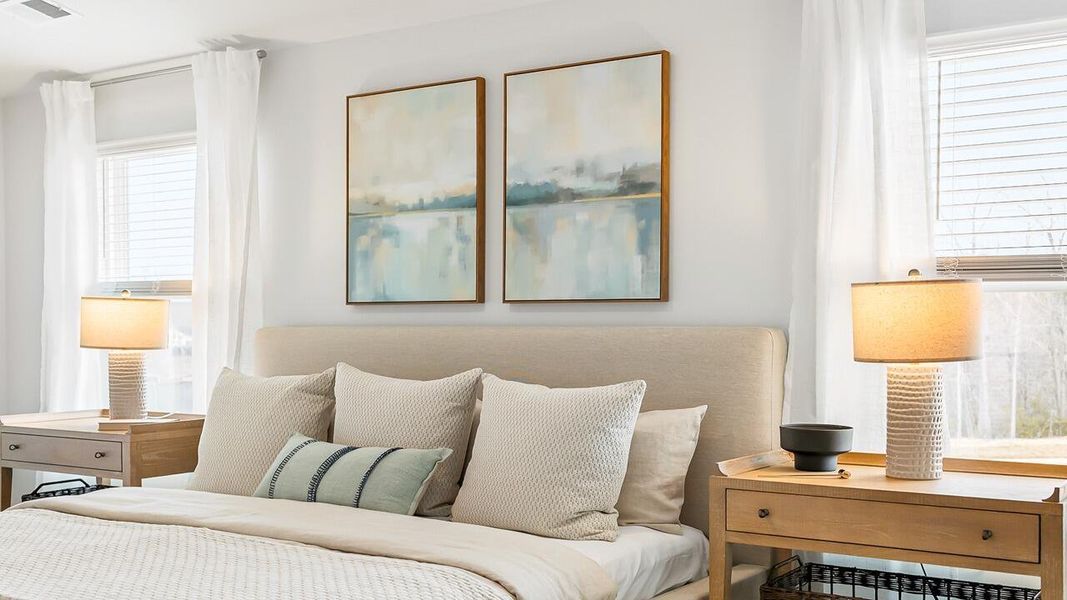 Furnished interior view inside a new home in The Crossing at St. James, Goose Creek (Image 20).