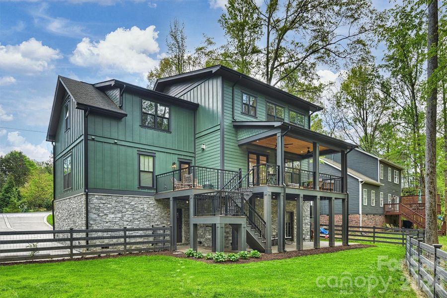 Front exterior of a new home in , Charlotte, NC, highlighting curb appeal (Image 24).