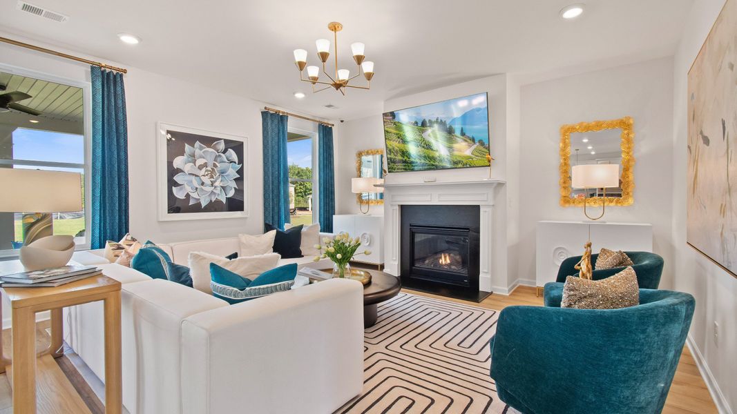 Furnished interior view inside a new home in Hamilton Lakes, Lawrenceville (Image 11).