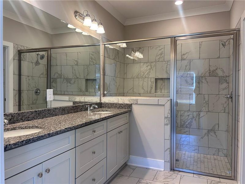 Furnished interior view inside a new home in , Cartersville (Image 19).