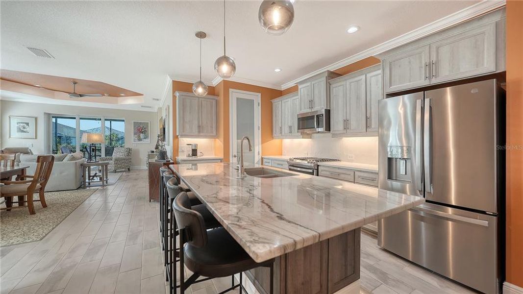 Furnished interior view inside a new home in , Sarasota (Image 17).