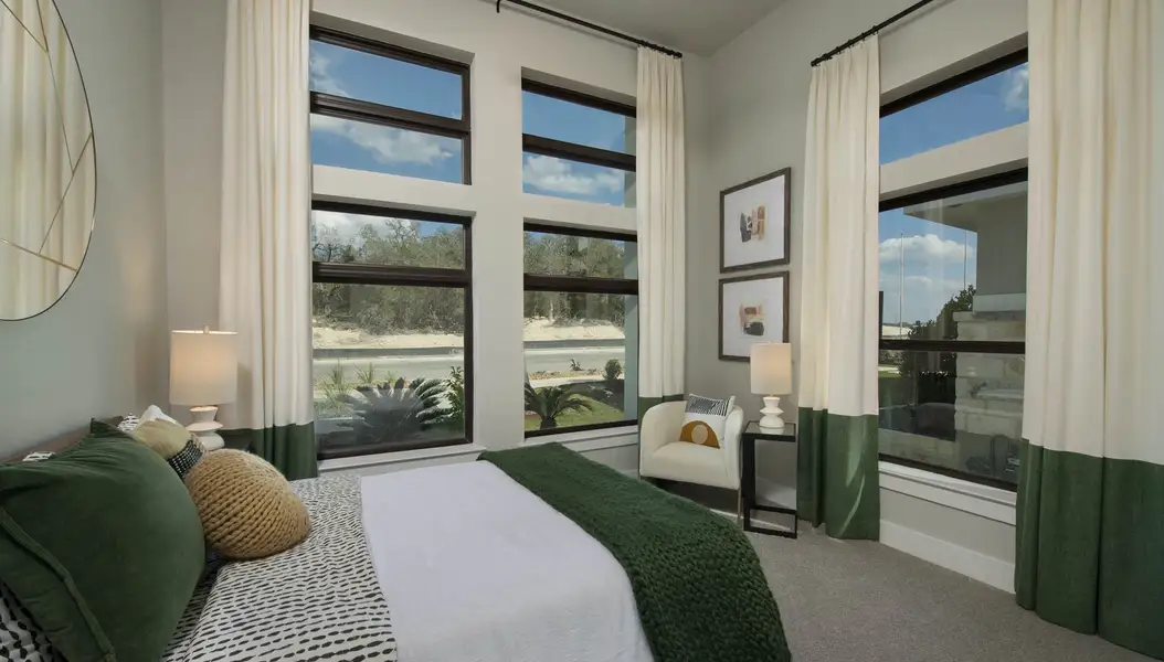 Representative furnished interior of a home built from the 2458E by Perry Homes in Veramendi, New Braunfels (Image 4).