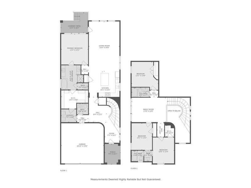 Floor plan with dimensions.