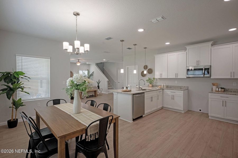 Furnished interior view inside a new home in , Jacksonville (Image 35).