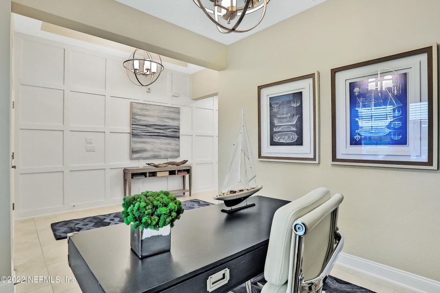 Furnished interior view inside a new home in Silver Landing at SilverLeaf, St. Augustine (Image 16).