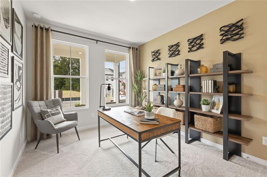 Furnished interior view inside a new home in Oak Grove Glen, Snellville (Image 7).
