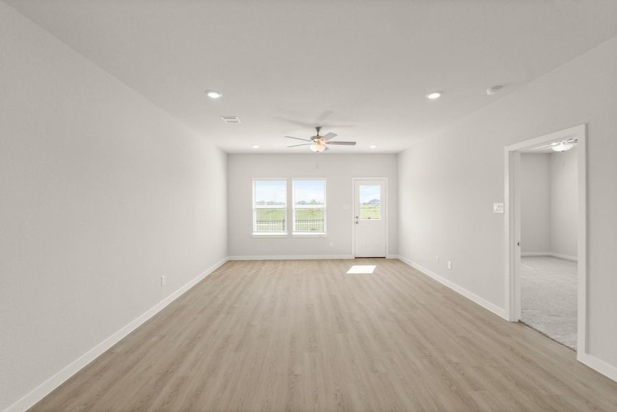 Spacious, unfurnished interior of a new home in River Ranch Trails, Dayton (Image 24). Spacious, unfurnished interior of a new home in River Ranch Trails, Dayton (Image 24).