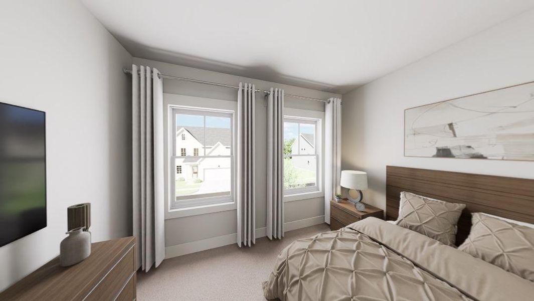 Furnished interior view inside a new home in Golden Gate, High Point (Image 12).